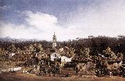 Bernardo Bellotto View of Gazzada near Varese Norge oil painting reproduction